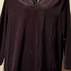 Blairsport ~ Vintage ~ Top ~ Women’s ~ 1X ~ Blouse ~ Velour ~ New With Tags